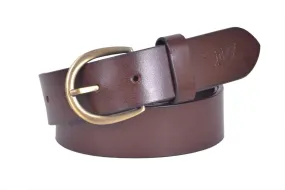 TLP Leather Belt for Women / Girls Colour - Brown (SKU BELT-10012)