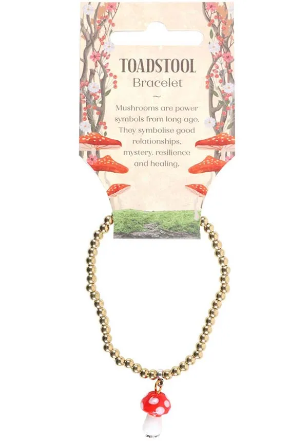 Toadstool Beaded | CHARM BRACELET