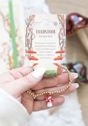 Toadstool Beaded | CHARM BRACELET