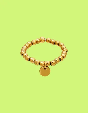 Toe ring with coin