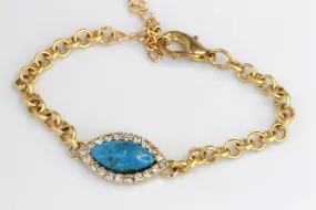 Turquoise gold BRACELET