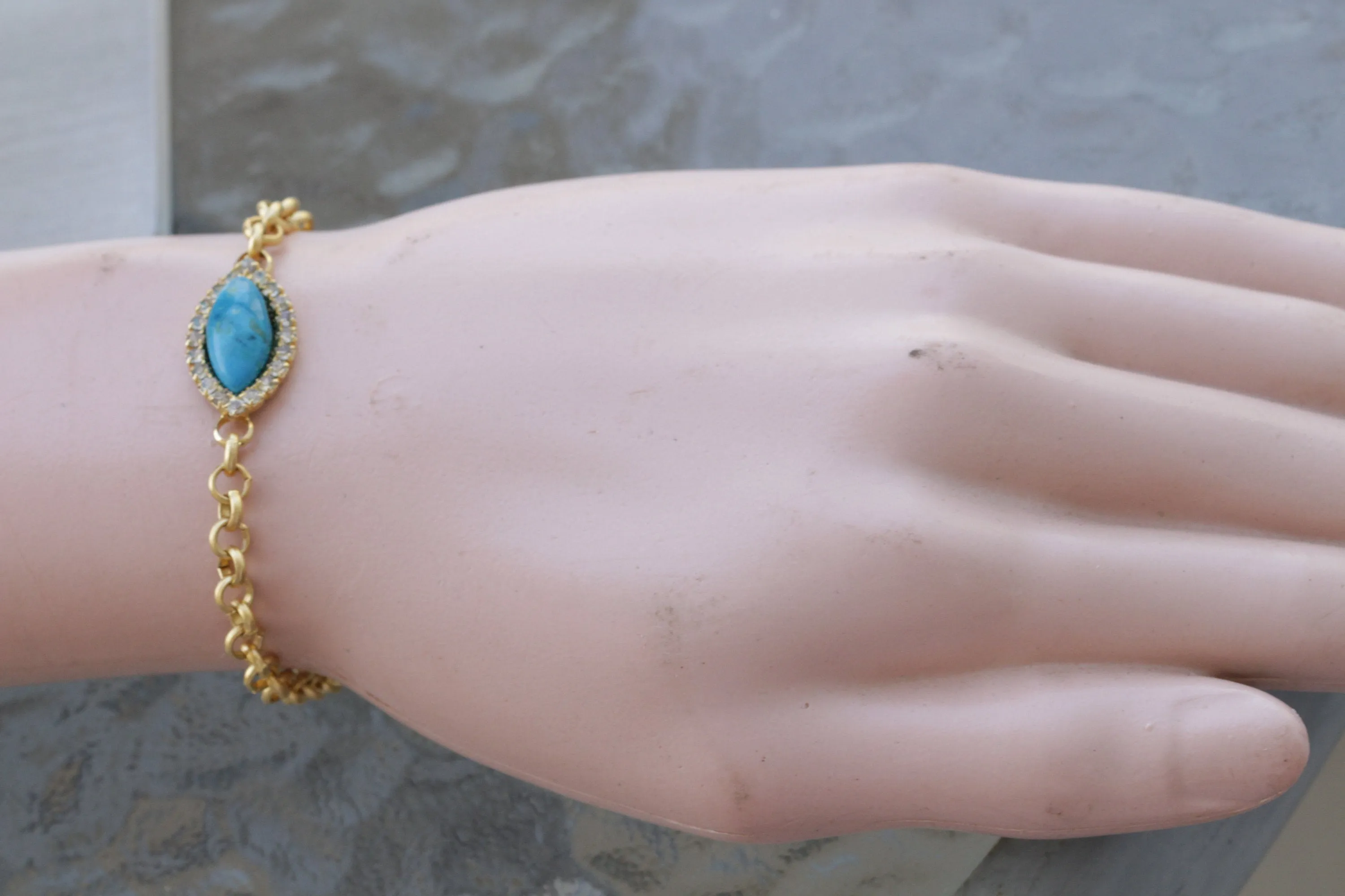 Turquoise gold BRACELET