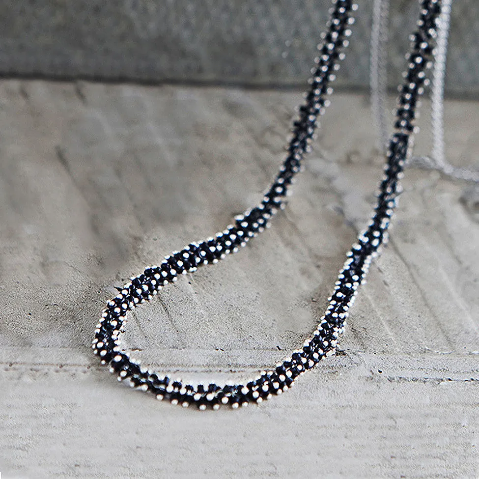 Tutti Beaded Necklace – Black