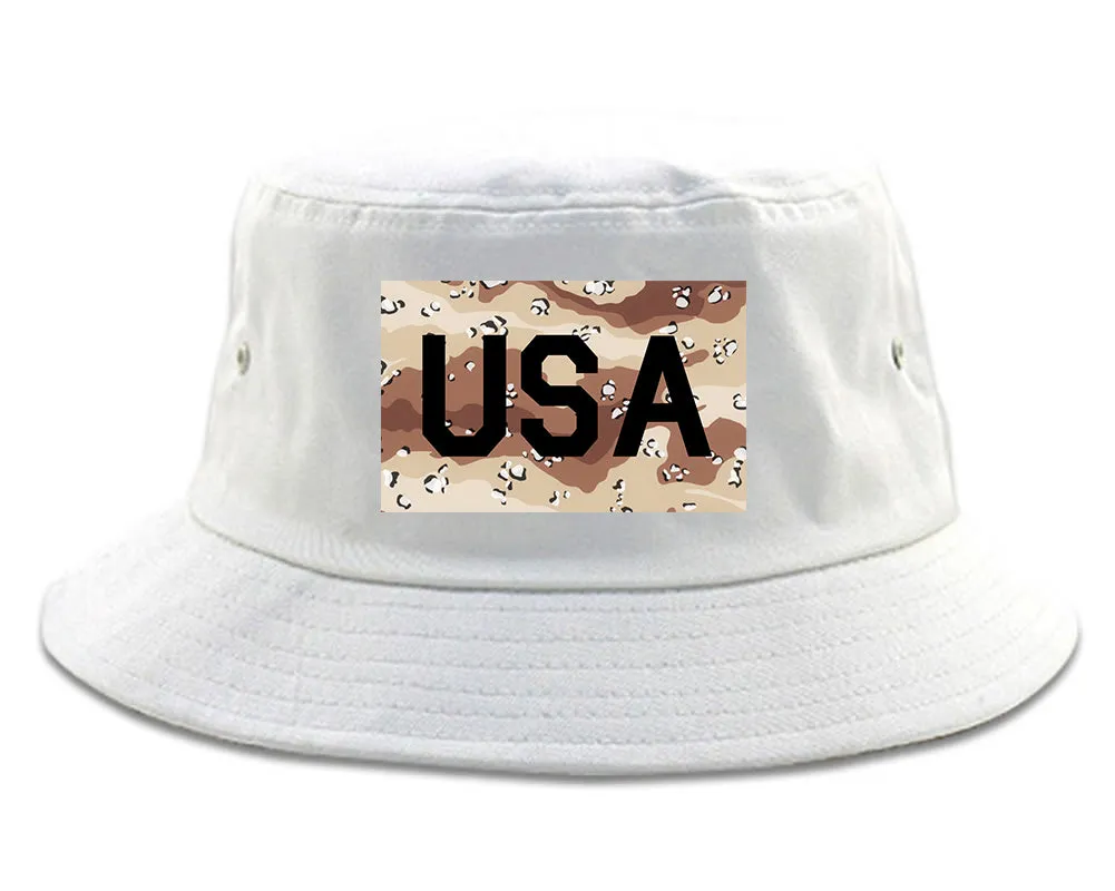 USA Desert Camo Army Mens Bucket Hat