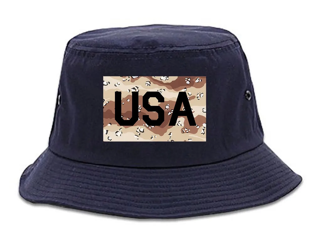 USA Desert Camo Army Mens Bucket Hat