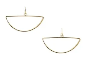 VE2320 Half Circle Drop Earrings