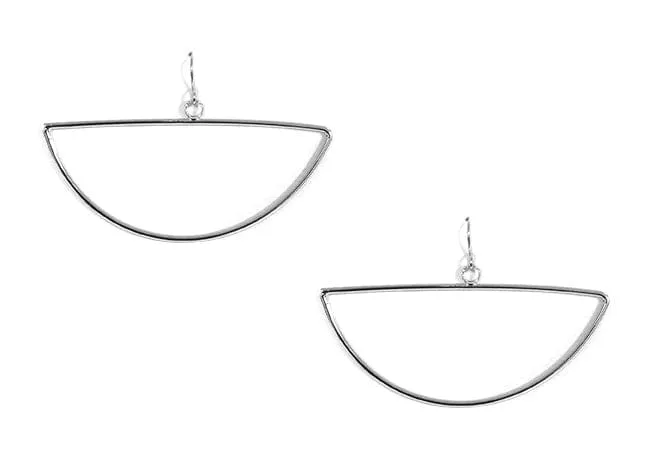 VE2320 Half Circle Drop Earrings