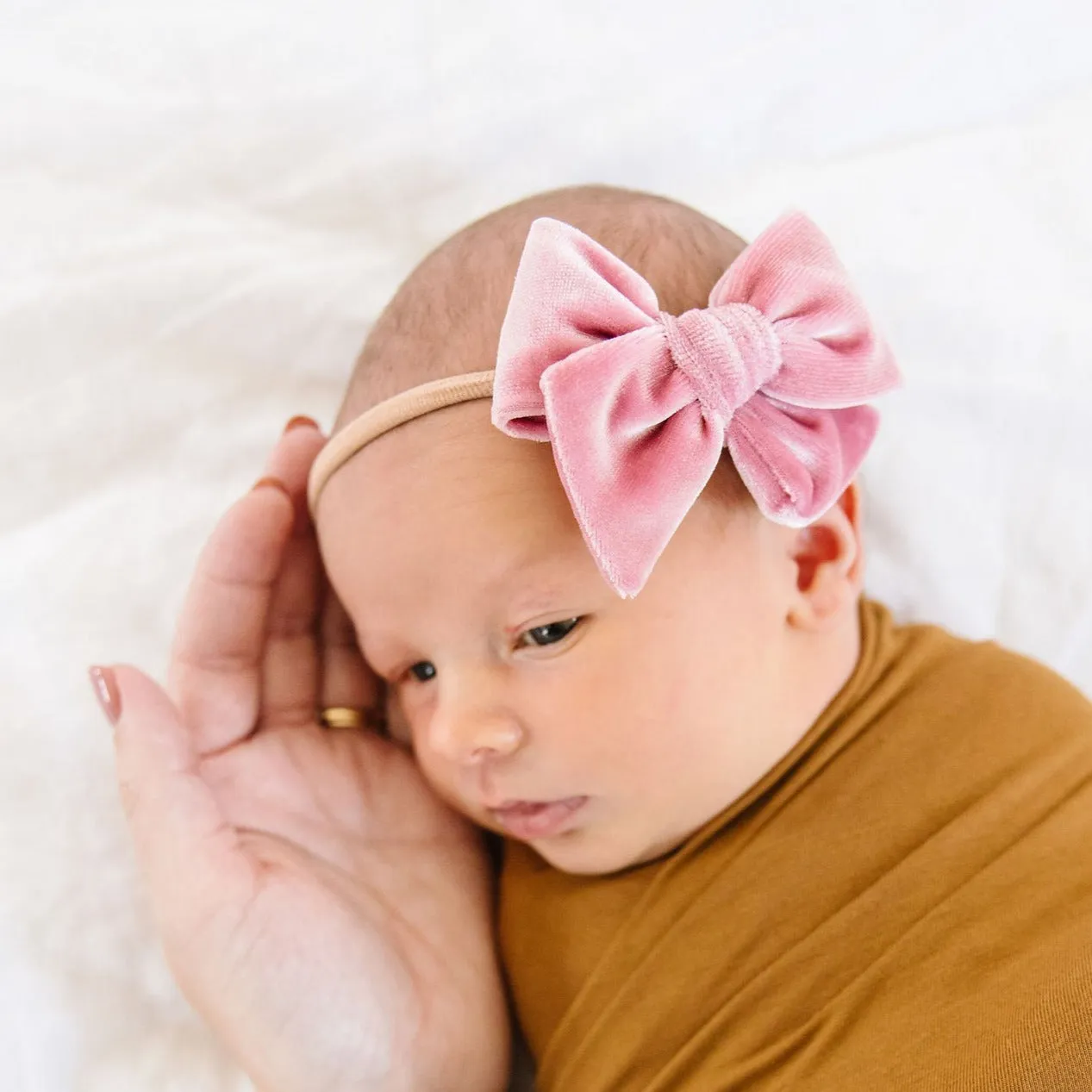 Velvet Bow 3 Pack: Petal Headbands