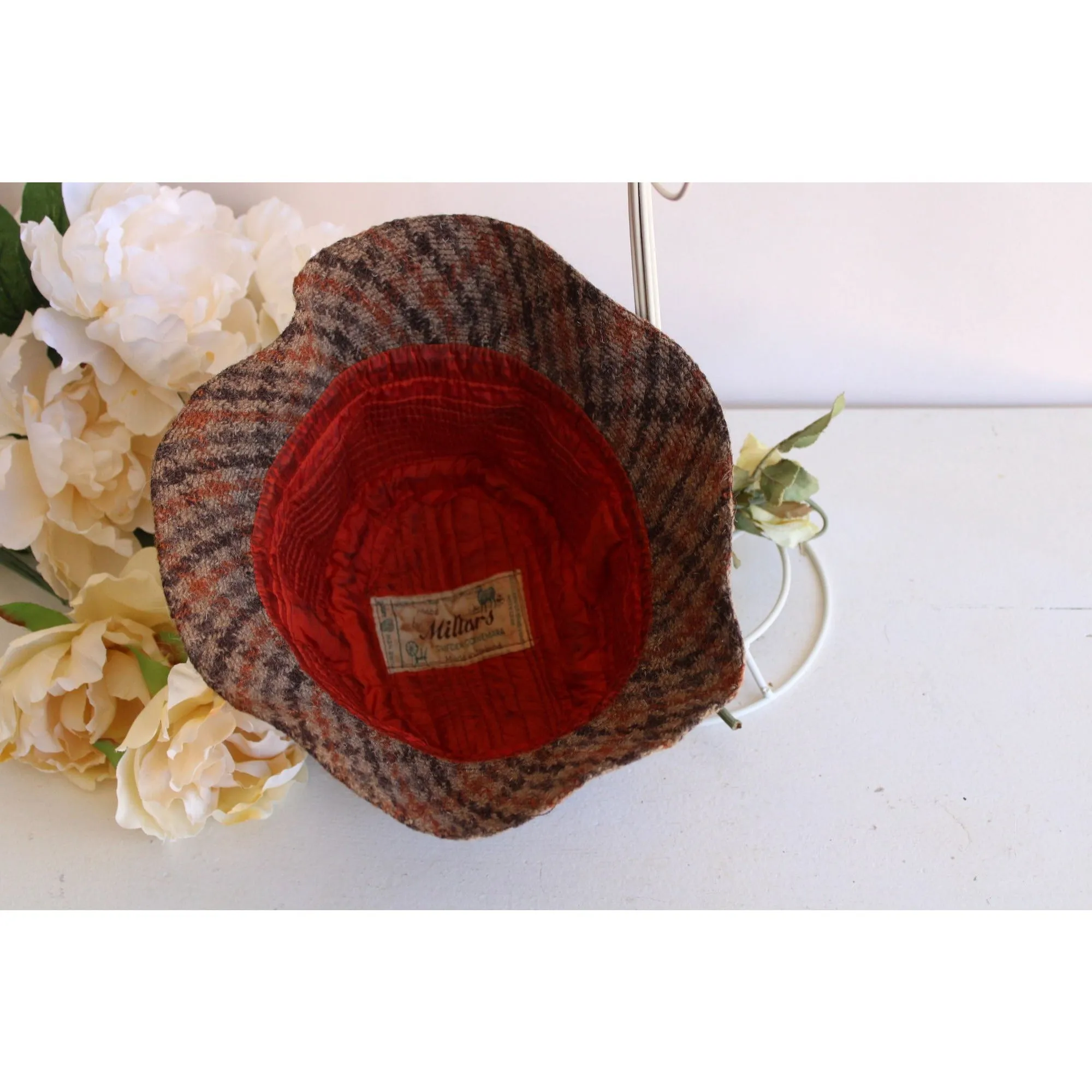 Vintage 1960s Fishermans Hat by Millars Clifden Connemara Ireland
