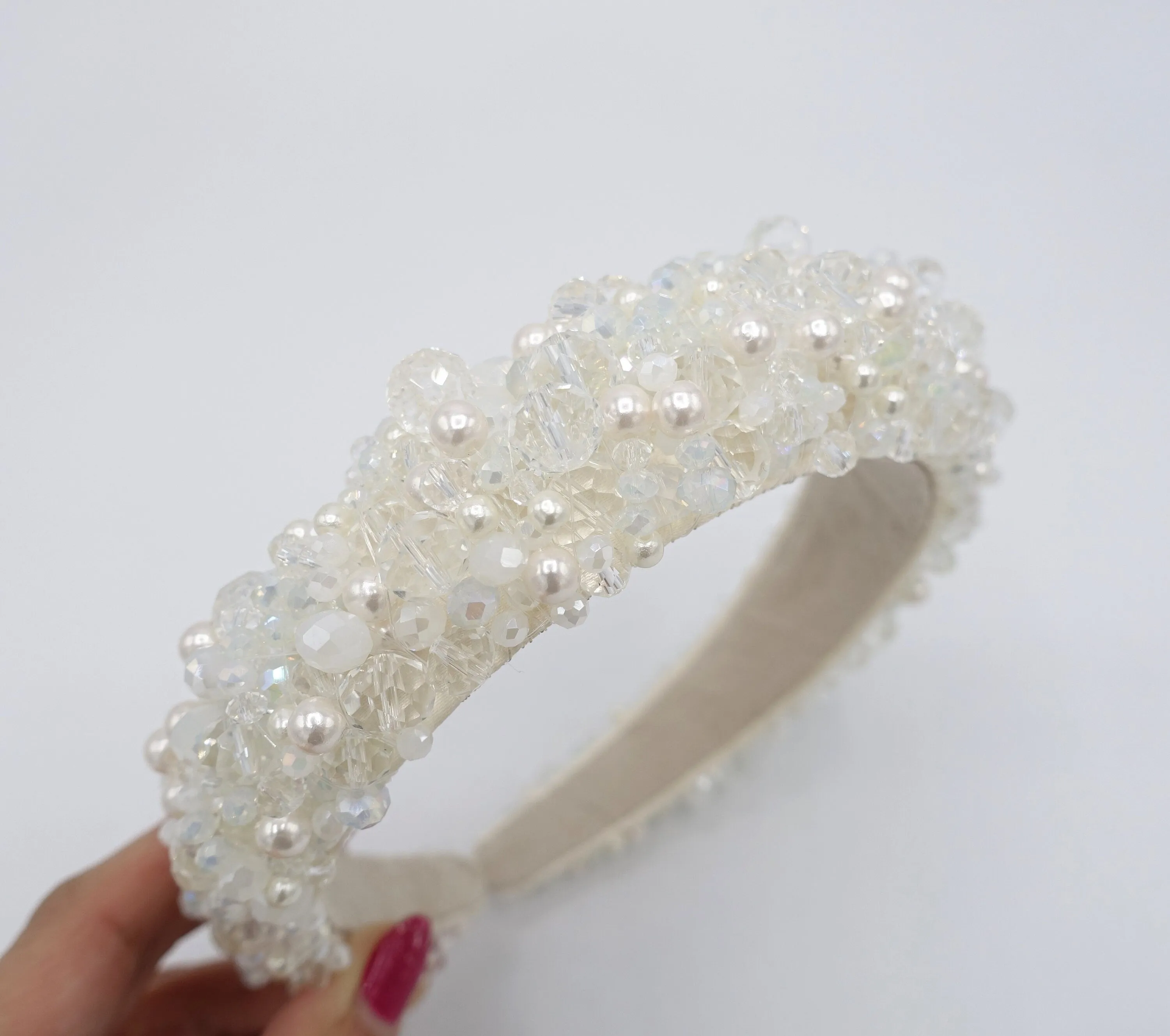 wedding headband, crystal headband, pearl headband, bridal headband for women