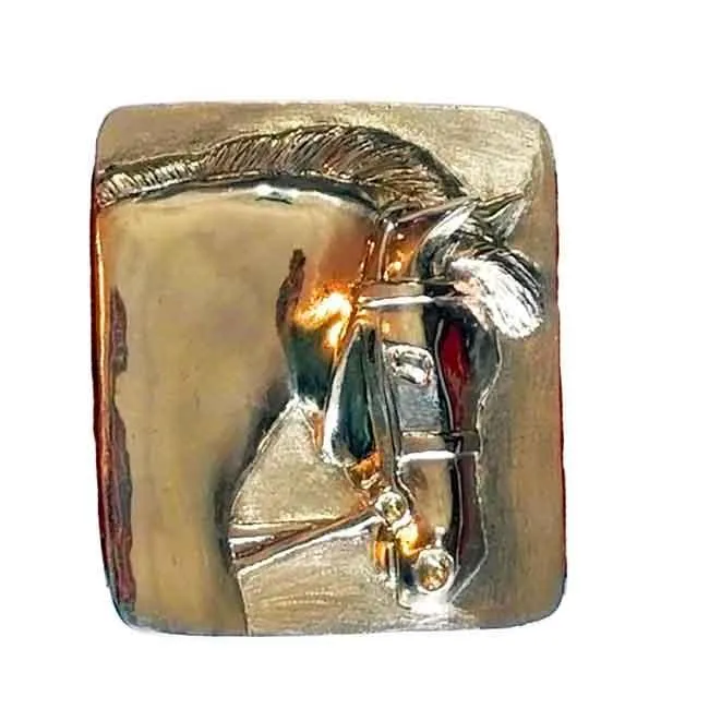 Welsh Pony's Head Belt Buckle