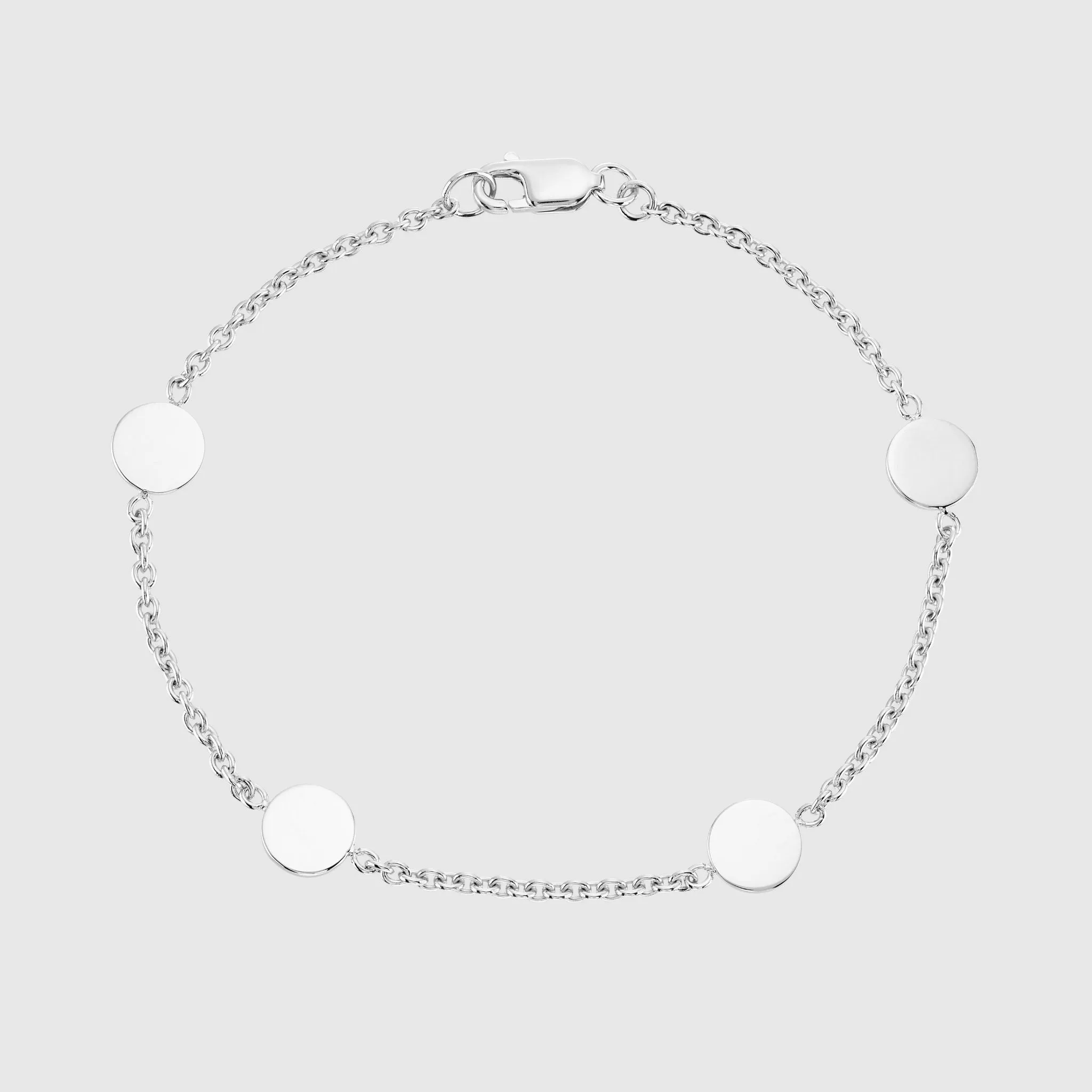 Westwick Sterling Silver Quartet Disc Bracelet