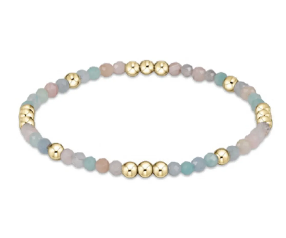worthy Pattern 3mm Bead Bracelet - Hot Mess by enewton