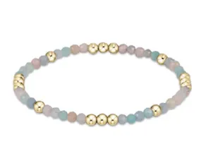 worthy Pattern 3mm Bead Bracelet - Hot Mess by enewton
