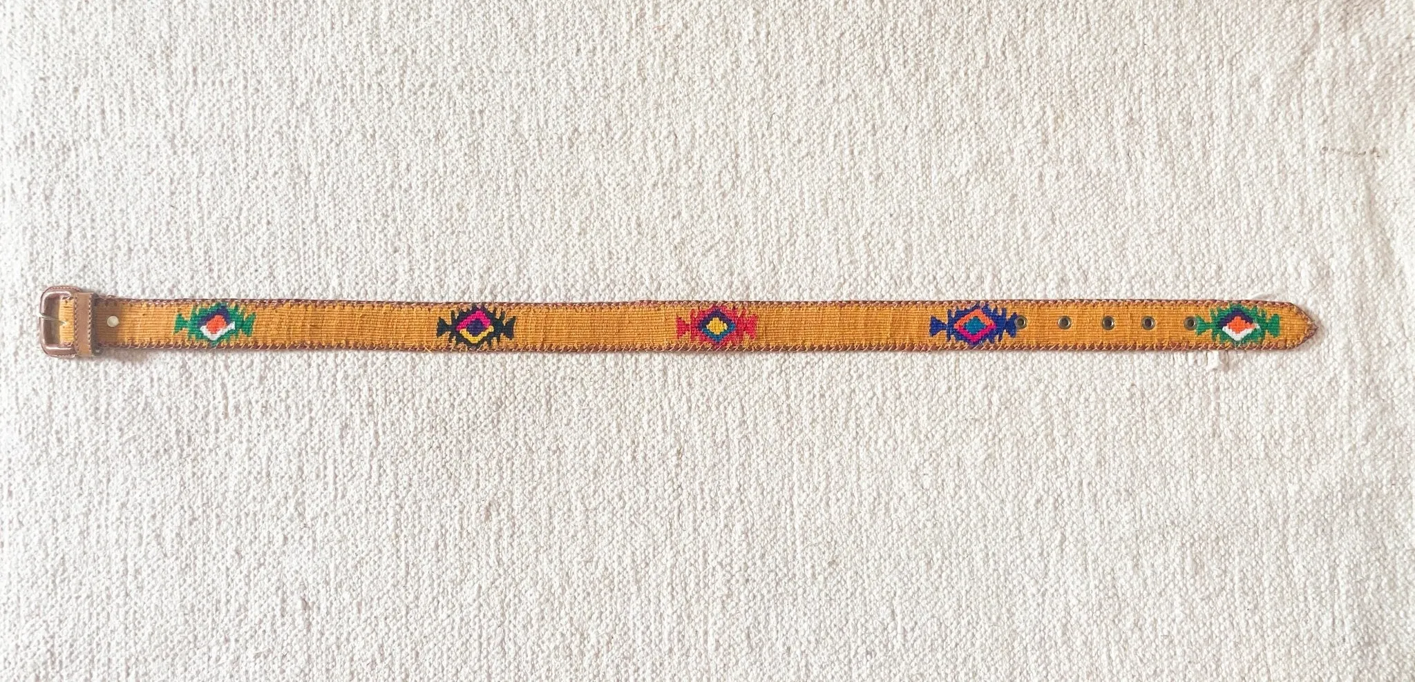 Woven Belt - Mustard