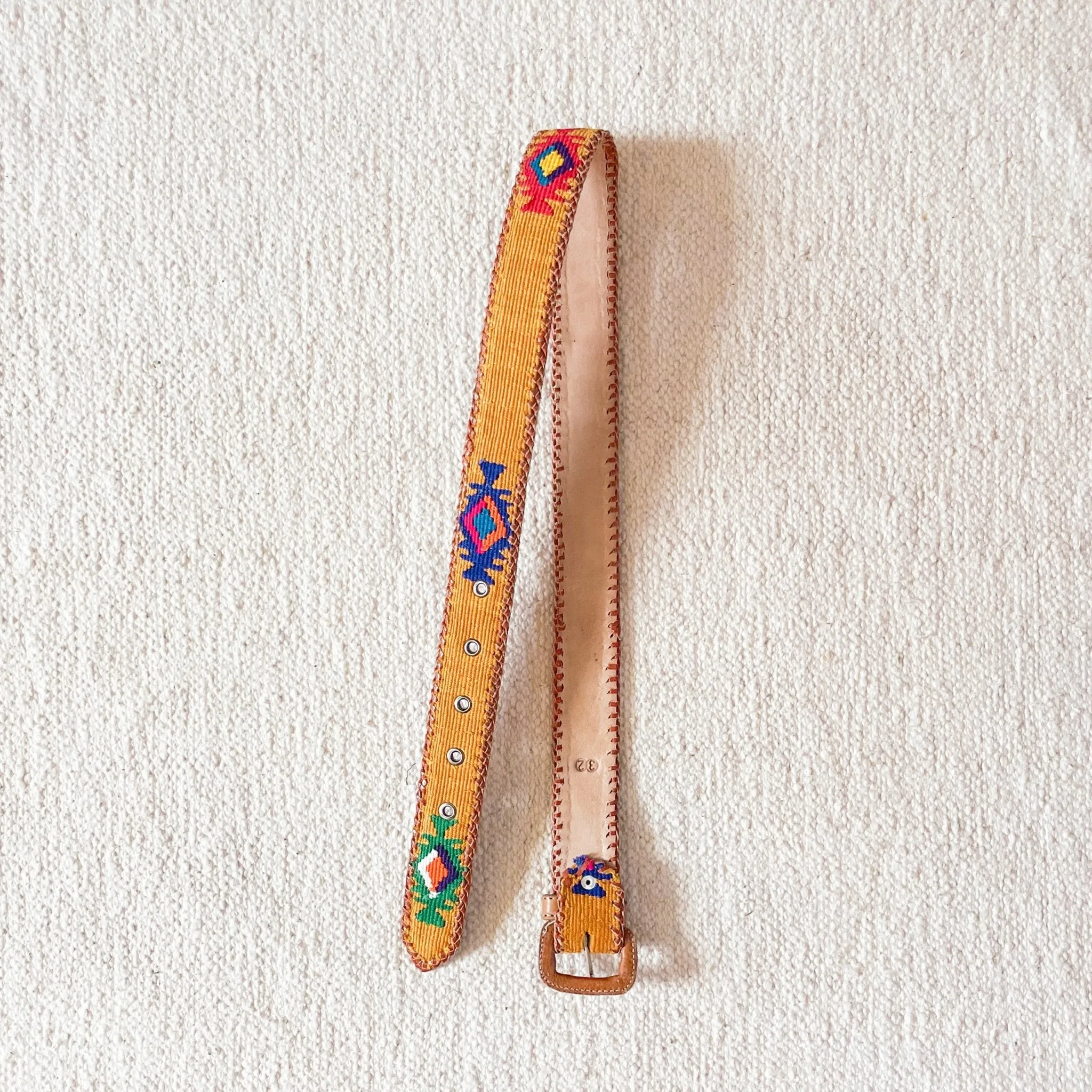 Woven Belt - Mustard