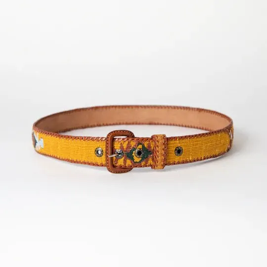 Woven Belt - Mustard