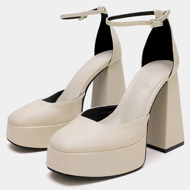 xiangtuibao Original Shishengmei Shoes Factory 2014 New Summer Hollow Waterproof Platform High Heel round Toe Closed Toe Sandals for Women