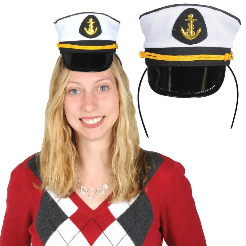 Yacht Captain's Cap Headband Each