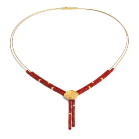 Yamosa Coral Necklace - 85612296