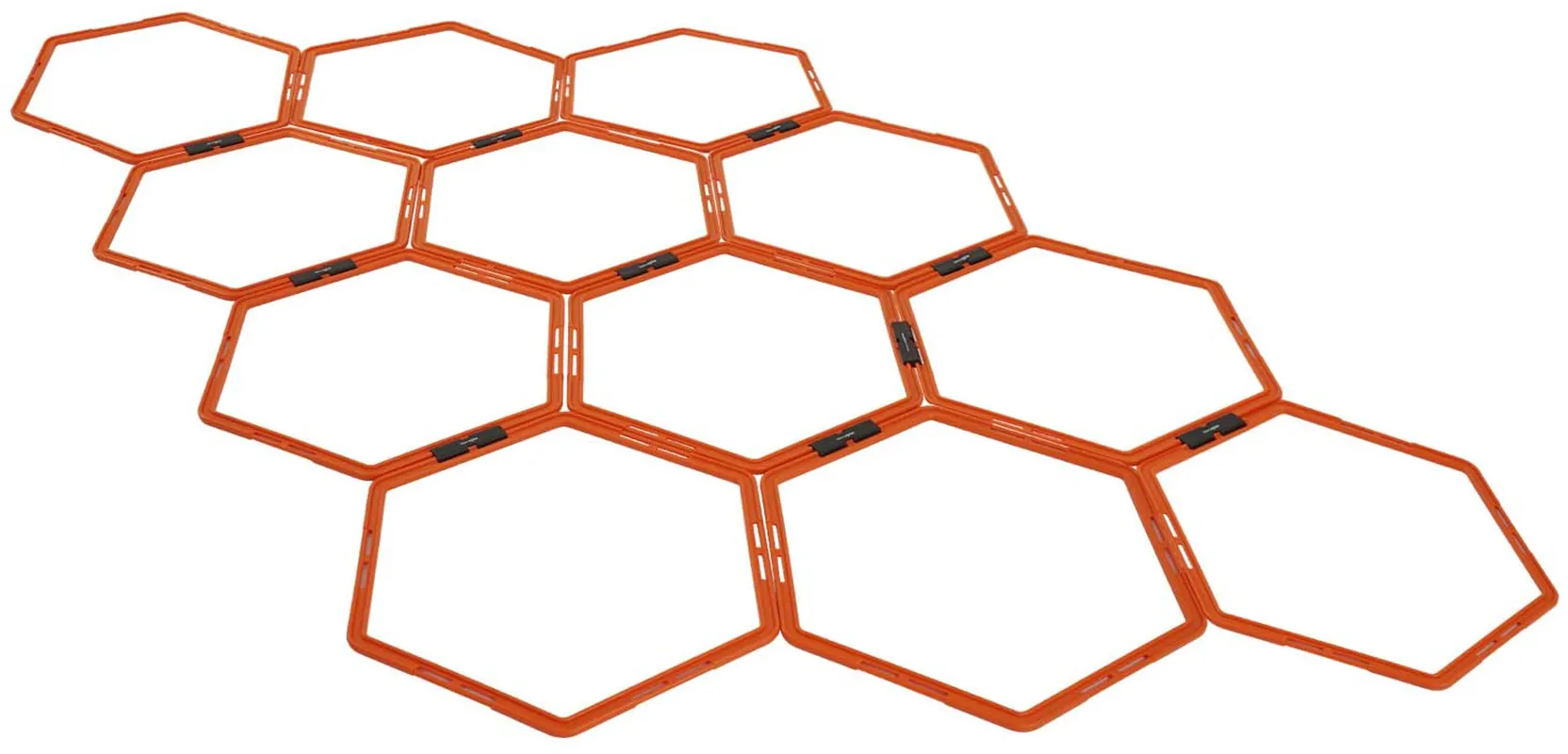 Yes4All Ultimate Hexagonal Speed & Agility Rings with Carrying Bag (Set of 6 Rings, 8 Rings & 12 Rings)