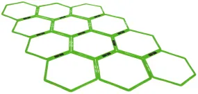 Yes4All Ultimate Hexagonal Speed & Agility Rings with Carrying Bag (Set of 6 Rings, 8 Rings & 12 Rings)