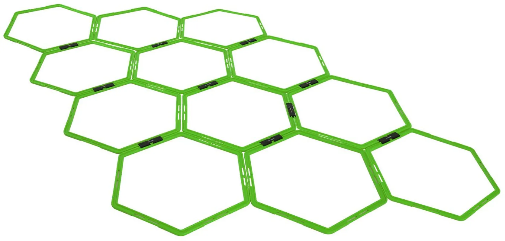 Yes4All Ultimate Hexagonal Speed & Agility Rings with Carrying Bag (Set of 6 Rings, 8 Rings & 12 Rings)