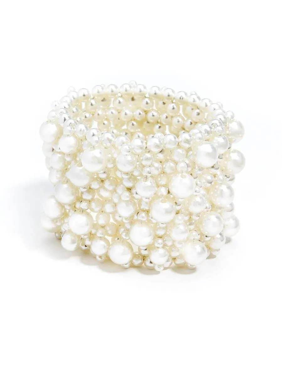 Zenzii Pearl Cluster Cuff